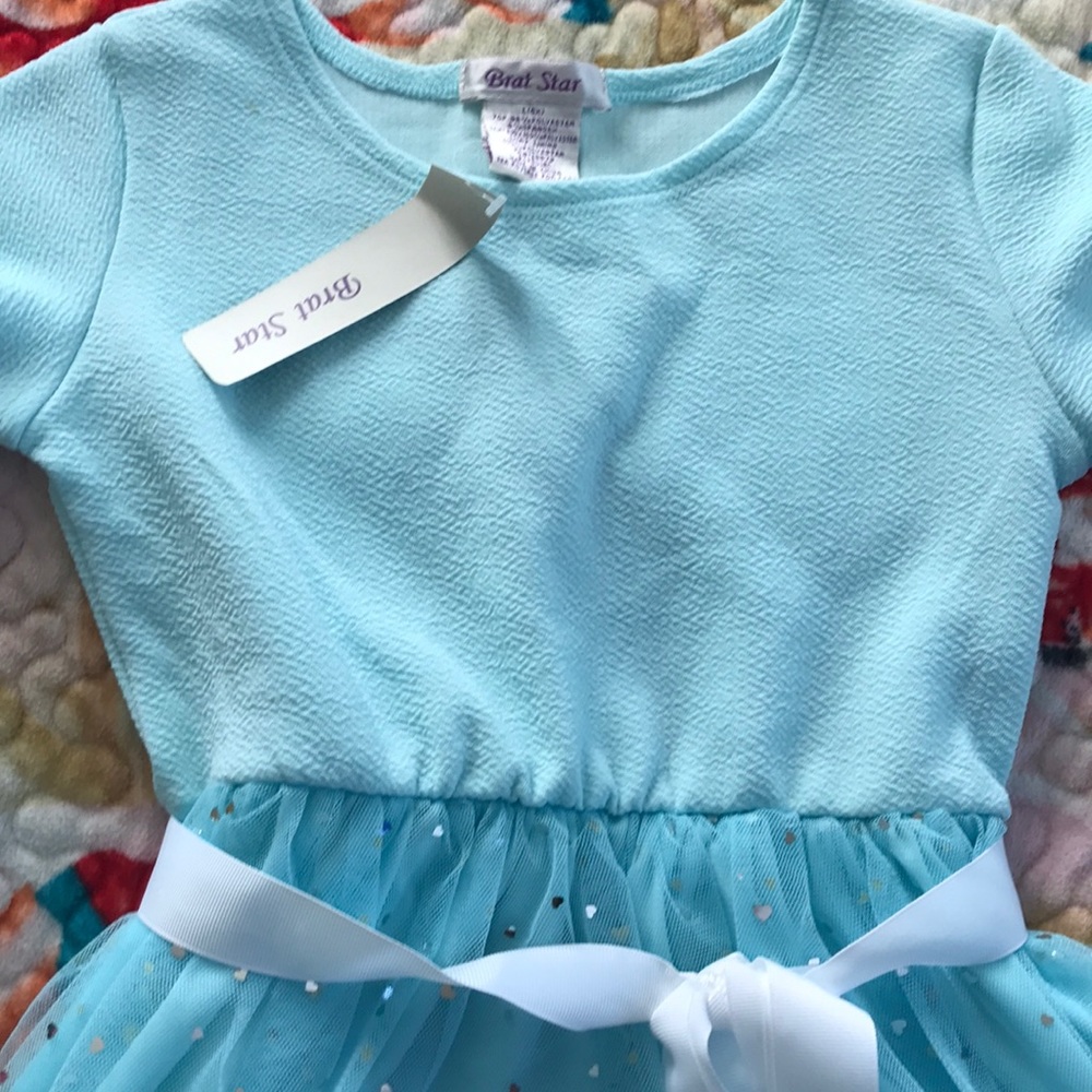 Light blue spring dress - Picture 3 of 4